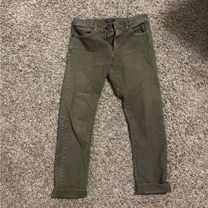 Proof Rover Slim Olive Pants 30 x 32